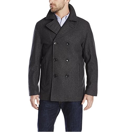 London Fog Men's Houston Peacoat and Quilted Lining, only $69.99, free shipping