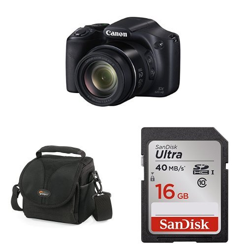 Amazon-Only $199 Canon PowerShot SX520 Holiday Bundle