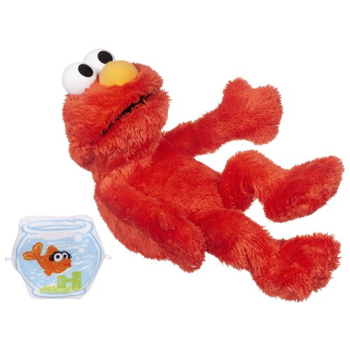 史低！Playskool 芝麻街大笑Elmo毛绒玩具，原价$39.99，现仅$16.99！