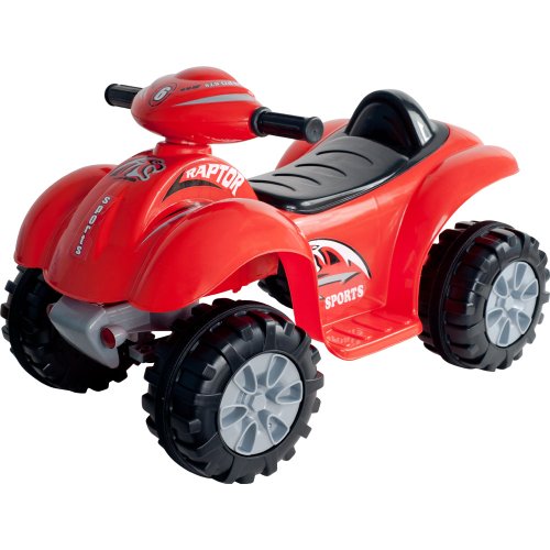 Lil' Rider Battery-Powered Red Raptor 4-Wheeler, Red, only $54.99, free shipping