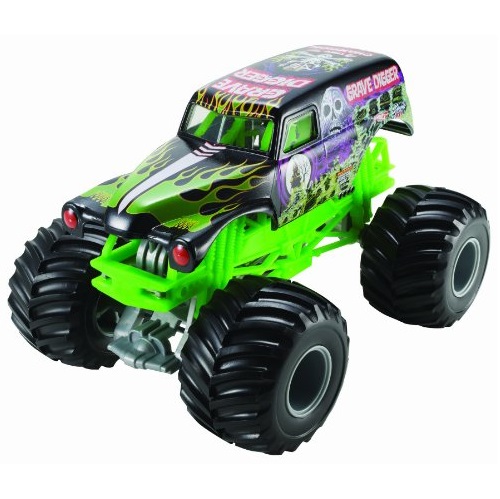 Hot Wheels Monster Jam Grave Digger Die-Cast Vehicle, 1:24 Scale, only $8.97