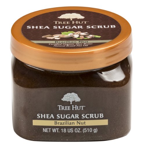 Tree Hut Shea Sugar Scrub, Brazilian Nut, 18 Ounce (Pack of 3) , only $9.60, free shipping after using Subscribe and Save service