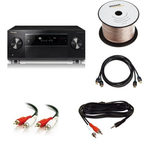 Pioneer SC-1223-K 7.2-Channel Network A/V Receiver Package with Cables, only $532.21, free shipping