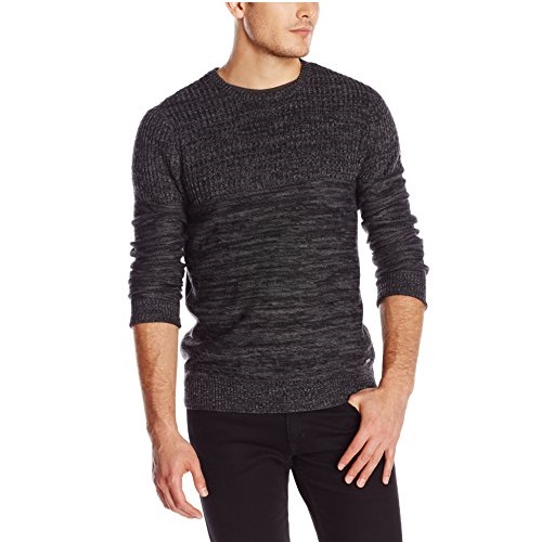 Calvin Klein Jeans Men's Mixed-Knit Sweater, only $19.77