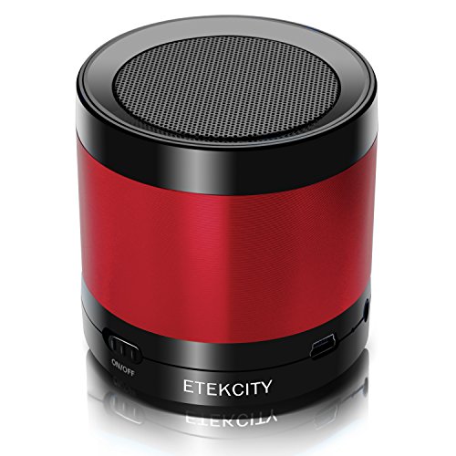Etekcity® RoverBeats T16 Ultra Portable Wireless Bluetooth Speaker with Built-in Mic, Enhanced Bass Resonator, Powerful Sound, Rechargeable for MP3 Players, Smart Phones, Pads, Laptops (Red),only $14.99 after using coupon code 