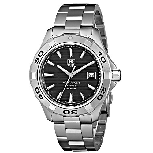 TAG Heuer Men's WAP2010BA0830 Aquaracer Black Dial Watch, only $1267.63, free shipping