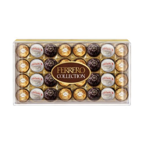 Ferrero费列罗巧克力礼盒-3种口味-32粒，原价$15.98，现点击coupon后仅售$13.58