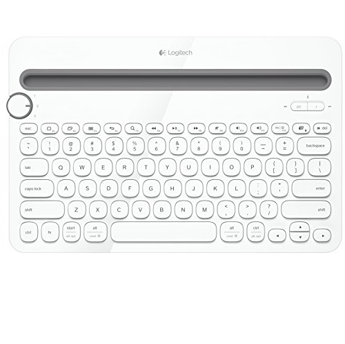 Logitech Bluetooth Multi-Device Keyboard K480 for Computers, Tablets and Smartphones, White (920-006343),only $23.98