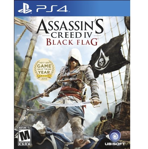 史低价！Assassin's Creed刺客信条4 黑旗游戏，PS4版，原价$49.99，现仅售$19.99。另有其它游戏平台款，有些价格更低！