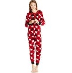 Hello Kitty Women's Hooded One Piece Pajama $24.33 FREE One-Day Shipping