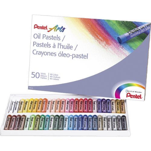 Pentel Arts Oil Pastels, 50 Color Set (PHN-50) , only $5.22