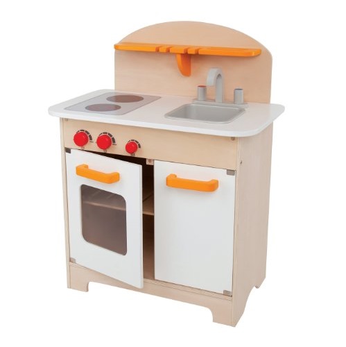 Hape Gourmet Kitchen Kid's Wooden Play Kitchen in White, only $71.99, free shipping