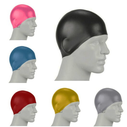 Tendol™ 高质量硅胶游泳帽，大人小孩通用，黑色款特价，原价$25.99，现仅$5.99 (77% off) ！