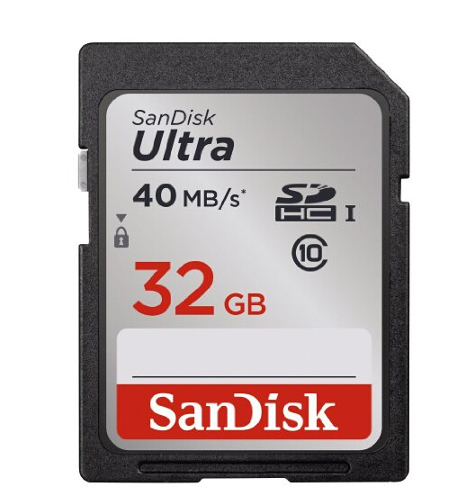 SanDisk Ultra 32GB Class 10 SDHC Memory Card Up to 40MB/s- SDSDUN-032G-G46 [Newest Version],$14.99 & FREE Shipping on orders over $49