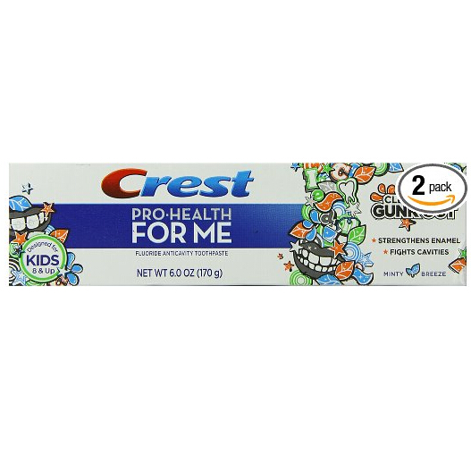 2支装6盎司 Crest Pro-Health 防蛀牙薄荷微风口味牙膏，原价$7.37，现点击coupon后仅$3.80 免运费！