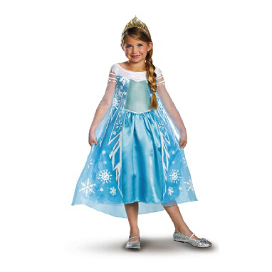 Disguise Disney Frozen Elsa Deluxe Costume, 10-12, Only $6.99
