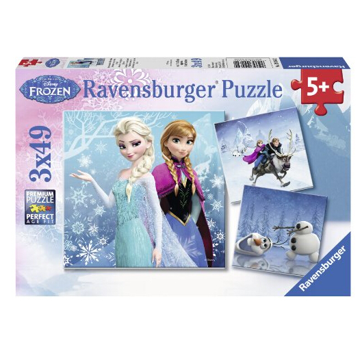 Amazon-Only $8.99 Ravensburger Disney Frozen Winter Adventures Puzzle Box (3 x 49-Piece)