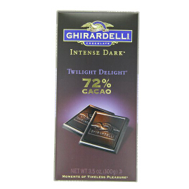 Amazon-Only $9.46 Ghirardelli Chocolate Intense Dark Bar, Twilight Delight, 3.5 oz., 6 Count