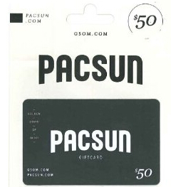 闪购！20% Off PacSun $50礼品卡，现仅$40 ！
