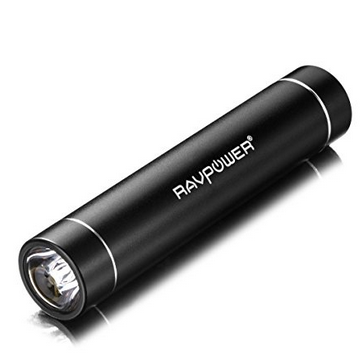 RAVPower® 3rd Gen Mini 3200mAh Portable Charger Lipstick-Sized External Battery Pack Power Bank Charger,$6.99  w/coupon code