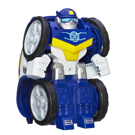 Playskool Heroes Transformers Rescue Bots Flip Changers Chase the Police-Bot Figure,$11.05 & FREE Shipping on orders over $49