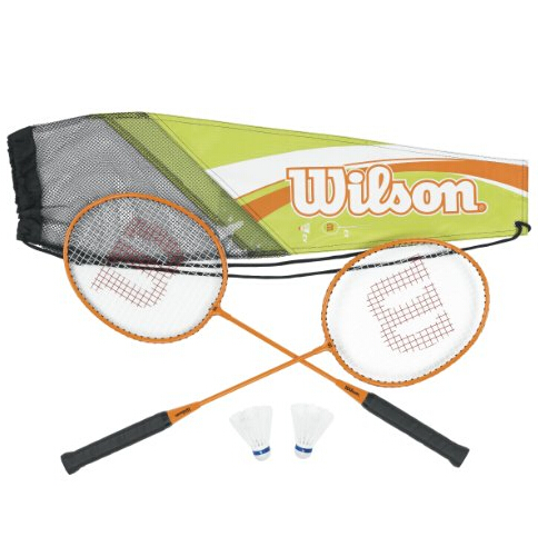 史低！Wilson 成人All Gear 羽毛球拍 (2支)，原價：$29.99，現僅$12.47！