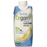 史低价！Orgain有机代餐奶昔,11盎司，12盒 点coupon后$20.54 免运费