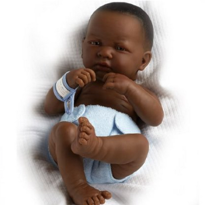 JC Toys La Newborn African American- Real Boy $16.85 (63%off)
