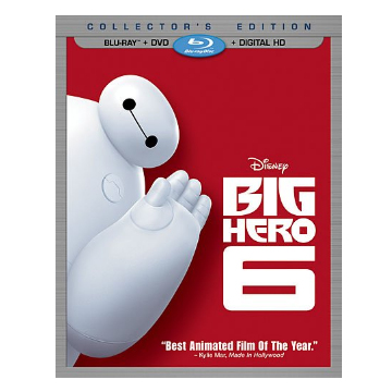 Big Hero 6 (Blu-ray + DVD + Digital HD)  $18.90(53%off)