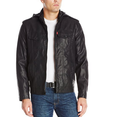 Levi's Men's Faux-Leather Jacket $41.61 FREE Shipping