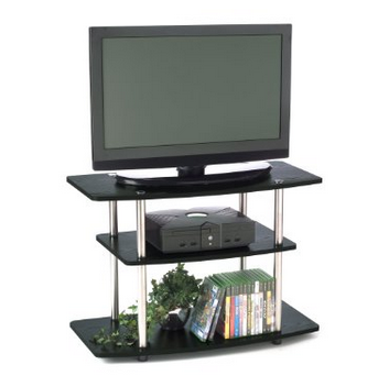 Convenience Concepts 131020 3-Tier TV Stand for Flat Panel TV's up to 32-Inch or 80-Pound, Black  $25.81 (59%off)