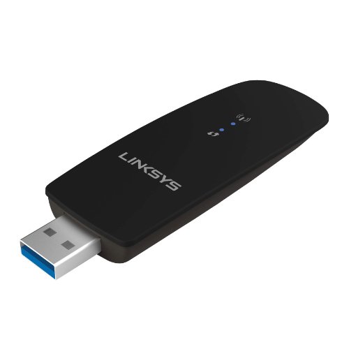 Linksys 双频段 AC1200 无线网络USB适配器，支持AC标准，原价$69.99，现仅售$36.79 ，免运费