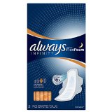 Always Infinity Unscented Pads with Wings, Overnight, 28 Count (Pack of 2) $11.98