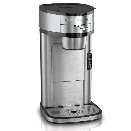 Hamilton Beach 49981 Single Serve Scoop Coffee Maker, Stainless Steel,only $35.99, free shipping