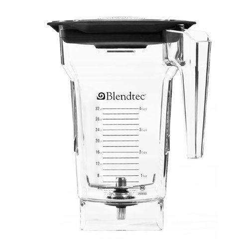 Blendtec FourSide Jar (75 oz), Four Sided, Professional-Grade Blender Jar, Vented Latching Lid, BPA-free, Clear, only $30.99, free shipping