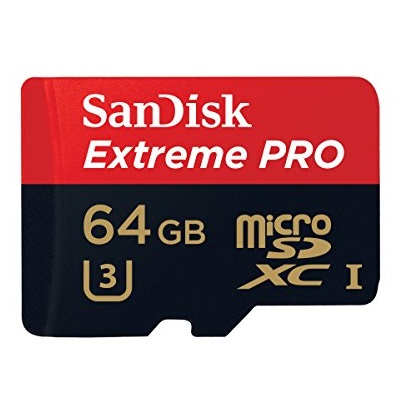 史低价！SanDisk Extreme Pro 64GB SDXC UHS-1/U3存储卡 (95MB/s)，现仅售$44.99