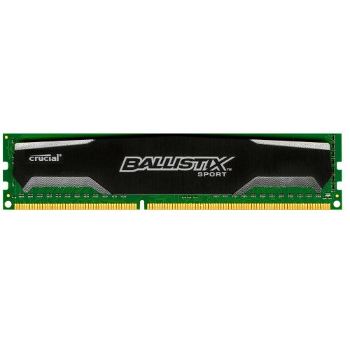Crucial Ballistix Sport 8GB Single DDR3 1600 MT/s (PC3-12800) CL9 @1.5V UDIMM 240-Pin Memory BLS8G3D1609DS1S00, only $32.99