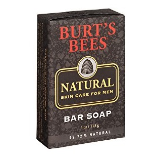 史低價！Burt's Bees 小蜜蜂男士香皂，4oz/塊，共3塊，原價$11.97，現僅售$6.40，免運費