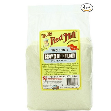 Bob's Red Mill Rice Flour Brown, 48-Ounce (Pack of 4),only $15.09, free shipping after using Subscribe and Save service