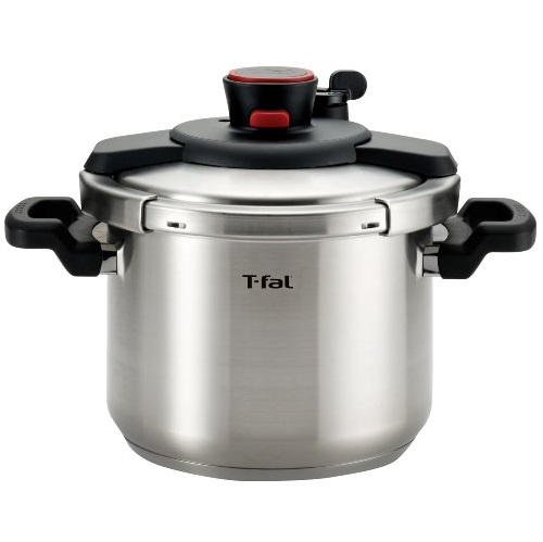 T-fal P45007 Clipso Stainless Steel Pressure Cooker, 6.3-Quart, Silver, only$55.99, free shipping