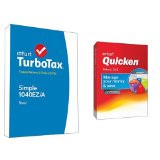報稅和家庭財務軟體超值組合！TurboTax Basic 2014 and Quicken Deluxe 2015 Bundle，原價$89.94，結賬時自動減至$19.98免運費！