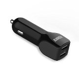 Anker® 24W双端口USB快速车载充电器(PowerIQ技术)，原价$19.99，现用折扣码后仅$7.99！