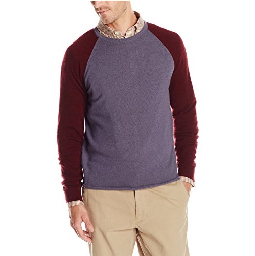 Williams Cashmere Men's Baseball Crew Neck, only $18.21  , free shipping