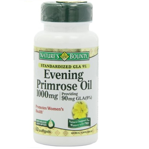 Nature's Bounty Evening Primrose Oil, 1000mg, 60 Softgels, only $5.63, free shipping