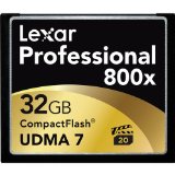 史低价！Lexar雷克沙32GB专业系列800x CF存储卡$39.87 免运费