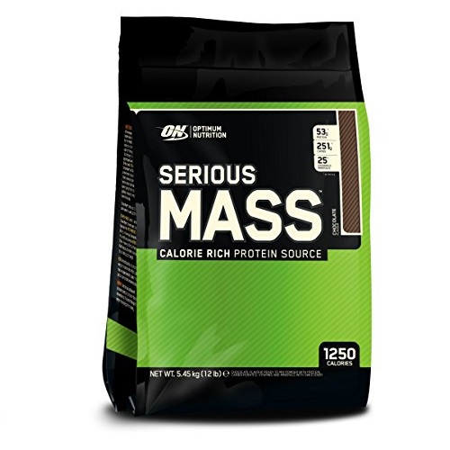 Optimum Nutrition Serious Mass, Chocolate, 12 Pound,only $45.96, free shipping