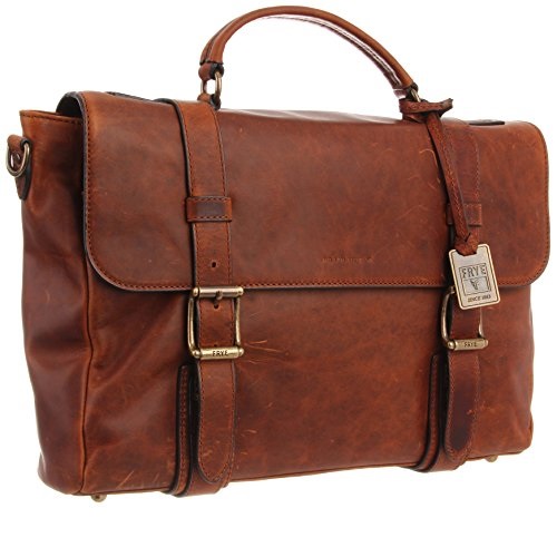 FRYE Men's Logan Antique Pull Up Flap Briefcase, only $303.09, free shipping