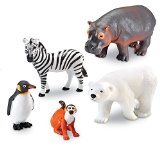 史低！Learning Resources大個頭動物園動物玩具套裝，原價$29.99，現僅$11.05！