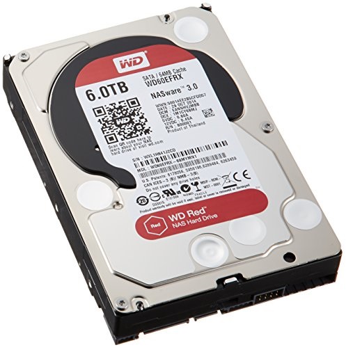 Western Digital Red 6 TB NAS Hard Drive 1 to 8-Bay 3.5-inch SATA 6, IntelliPower, 64MB Cache Internal Bare or OEM Drives WD60EFRX, only $229.99, free shipping
