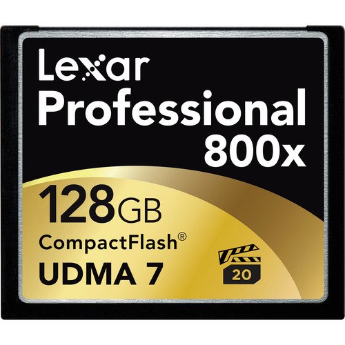 史低價！Lexar雷克沙128GB專業系列800x CF存儲卡，原價$273.99，現僅售$69.95，免運費
